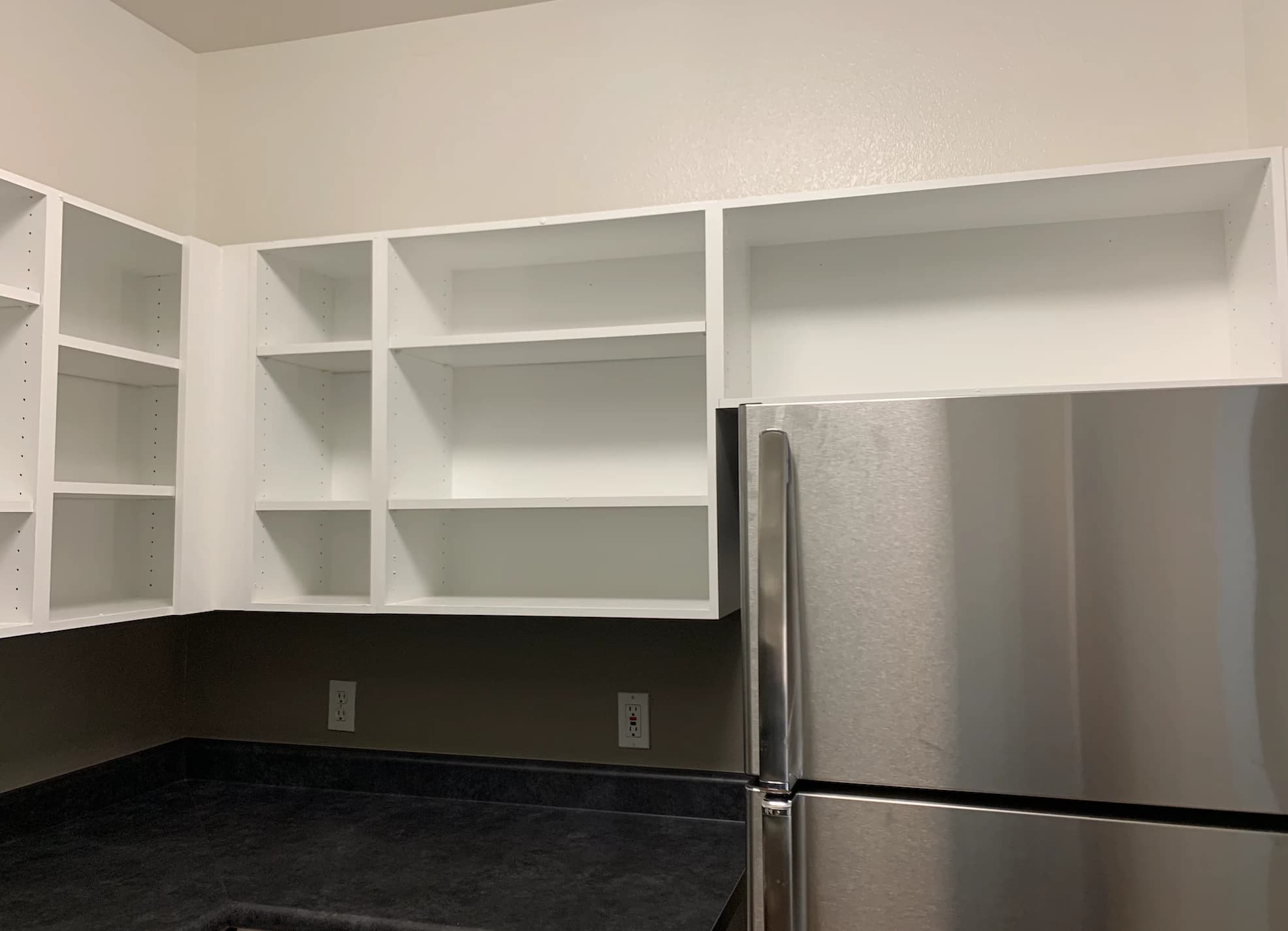 Dining room drywall finishing process