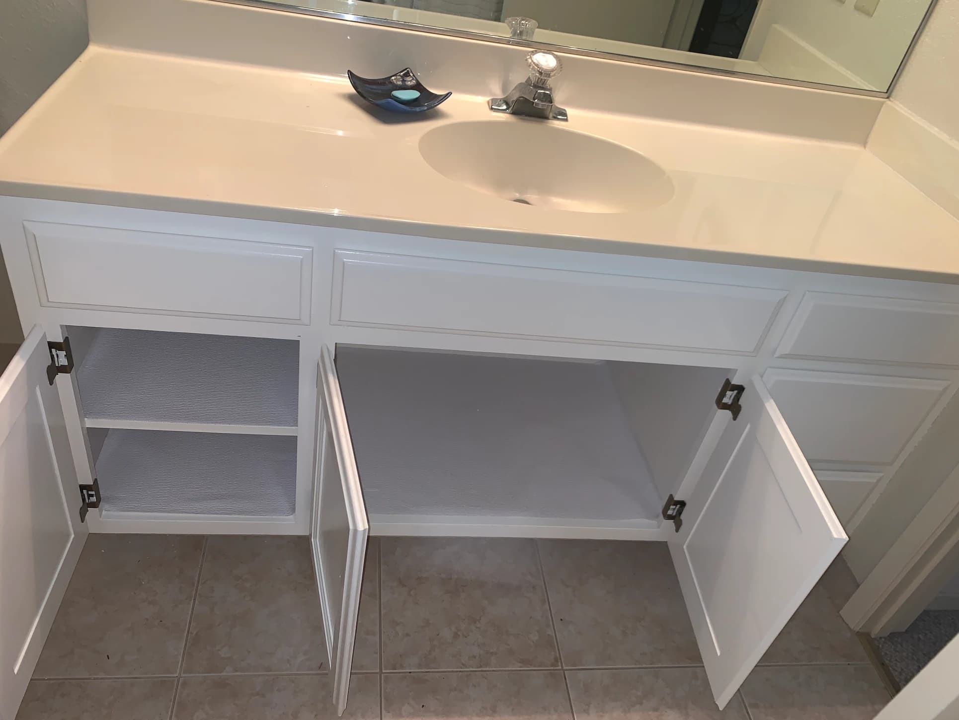Kitchen and dining room after full interior restoration