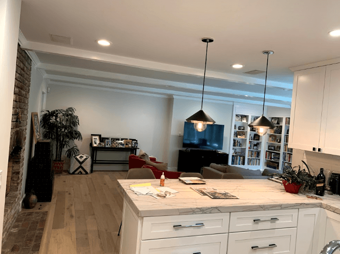 Living Room & Kitchen Remodel — Kitchen — photo 9