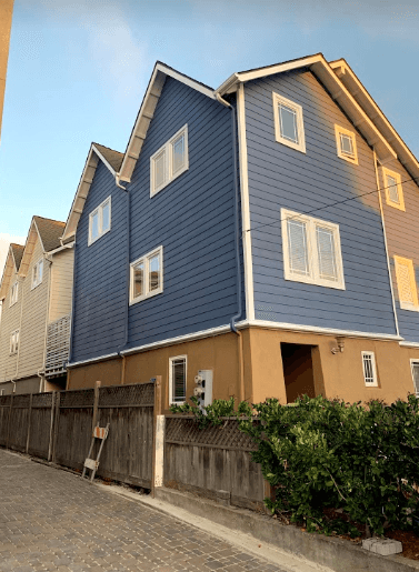 Exterior color selection result on residential property
