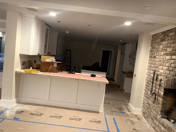 Living room result from coordinated color scheme